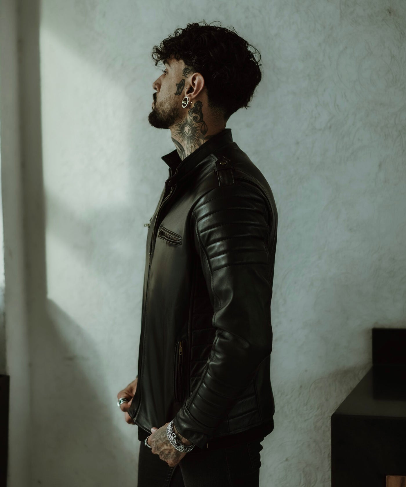 CHAQUETA DE CUERO HOMBRE MATIAS